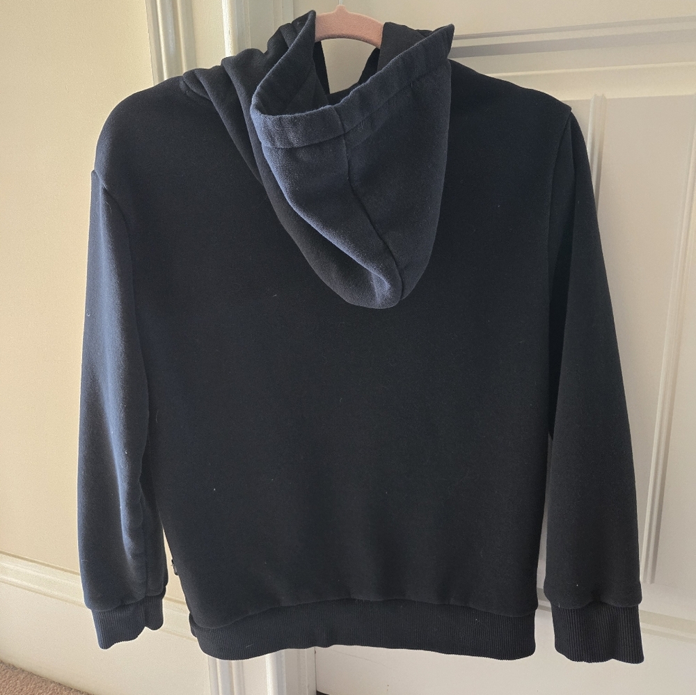 🌟PUMA BLACK HOODIE SWEATER SIZE Large 14/16 - Picture 3 of 5